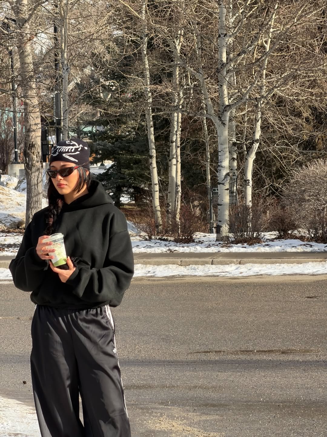 in the cold