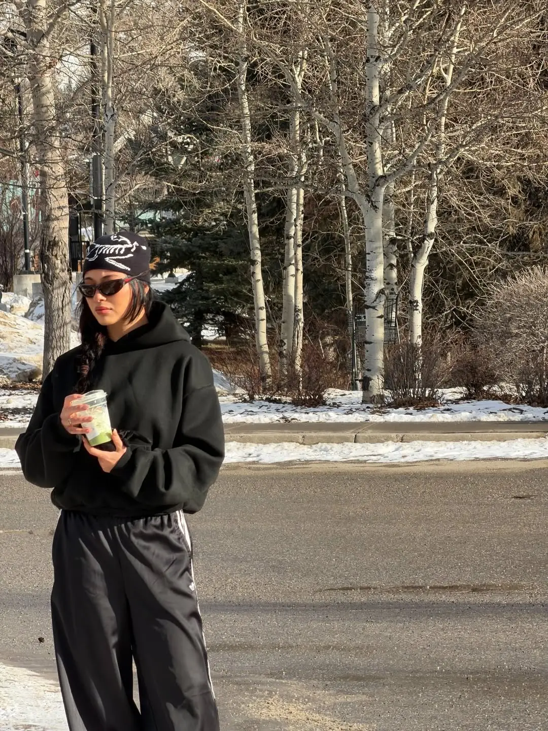 in the cold